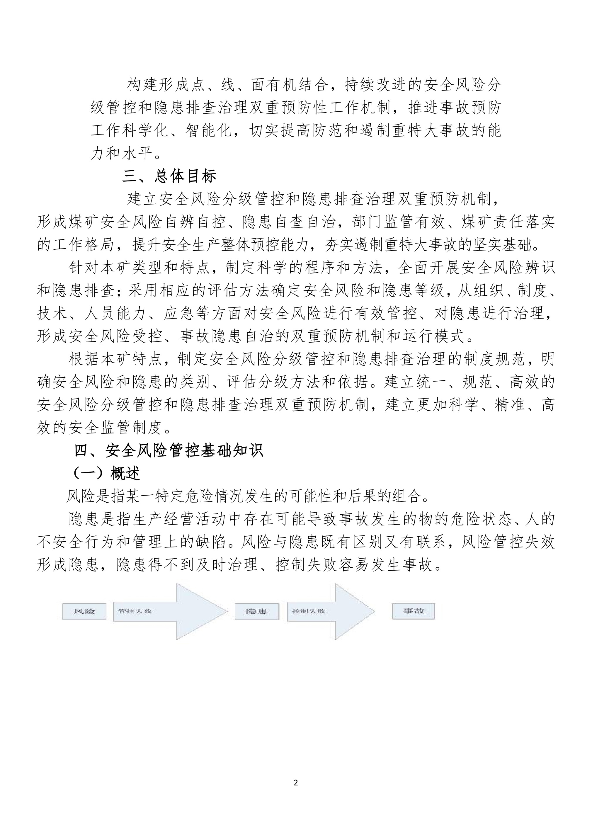 煤矿安全风险分级管控实施方案 - 第 2 页